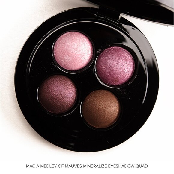 MAC Mineralize Eyeshadow Quad in A Medley of Mauves - - Picture 2 of 16